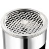 Hotelový odpadkový koš s popelníkem 30 l nerezová ocel 51087