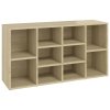 Lavice s botníkem dub sonoma 103x30x54,5 cm kompozitní dřevo 803293