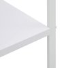 Skříňka na mikrovlnku bílá 60 x 39,6 x 123 cm kompozitní dřevo 288240
