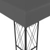 Altán 3 x 6 m antracitový textil 48010
