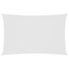 Stínící plachta oxfordská látka obdélníková 2,5 x 5 m bílá 135264