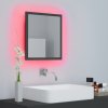 LED koupelnové zrcadlo šedé 40 x 8,5 x 37 cm akrylové 804910