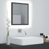 LED koupelnové zrcadlo šedé 40 x 8,5 x 37 cm akrylové 804910