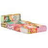 Modulární pouf patchwork textil 287702