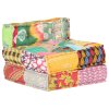 Modulární pouf patchwork textil 287702
