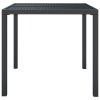 Zahradní stolek antracitový 80 x 80 x 72 cm ocel 362743