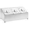 Nástavba na gastronádoby pro 3 GN 1/6 nádoby nerezová ocel 51220