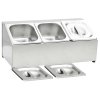 Nástavba na gastronádoby pro 3 GN 1/6 nádoby nerezová ocel 51220