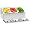 Nástavba na gastronádoby pro 3 GN 1/6 nádoby nerezová ocel 51220
