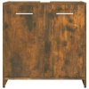 Koupelnová skříňka kouřový dub 60x33x60 cm kompozitní dřevo 815525