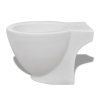 Kulatý bidet volně stojící, bílý, vysoce kvalitní keramika 140665