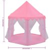 Princeznovský stan na hraní s 250 míčky růžový 133 x 140 cm 3107712