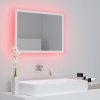 LED koupelnové zrcadlo bílé 60 x 8,5 x 37 cm akrylové 804916