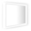 LED koupelnové zrcadlo bílé 60 x 8,5 x 37 cm akrylové 804916