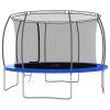 Trampolína s příslušenstvím kulatá 366 x 80 cm 150 kg 92455