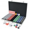Poker set s 1000 žetony hliník 80183