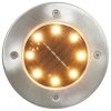 Solární světlo k zapíchnutí do země 8 ks LED teplé bílé 44417