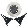 Solární světlo k zapíchnutí do země 8 ks LED teplé bílé 44417