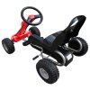 Šlapací motokára červená 90253