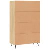 Skříň highboard dub sonoma 69,5 x 31 x 115 cm kompozitní dřevo 828207