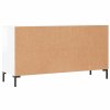 Botník bílý s vysokým leskem 102 x 35 x 55 cm kompozitní dřevo 829742