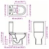 Keramické WC zadní odpad černé 140298