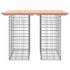 Zahradní stůl gabion design 100 x 70 x 72 cm masivní dřevo douglaska 834363