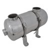 Výměník tepla pro bazén 355 x 134 mm 40 kW 90868