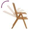 Skládací zahradní židle 2 ks masivní akácie hnědé 41820