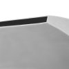 Bazénová fontána nerezová ocel 30 x 9 x 26 cm stříbrná 43691