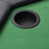 Skládací pokerový stůl pro 8 hráčů 2 díly osmihranný zelený 80211