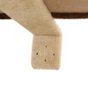 Nástěnné škrabadlo pro kočky sisalové sloupky 194cm béžovohnědé 170589