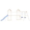 vidaXL Houpačkové sedáky s lany 2 ks modré 37 x 15 cm polyethylen 91696