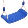 Houpačkové sedáky s lany 2 ks modré 38 x 16 cm polyethylen 92306