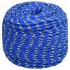 Lodní lano modré 6 mm 25 m polypropylen 152443