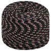Lodní lano černé 10 mm 100 m polypropylen 152349