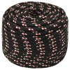 Lodní lano černé 12 mm 100 m polypropylen 152354