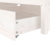 Rám postele se zásuvkami bílý 90 x 200 cm 3103464