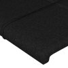 Rám postele bez matrace černý 180 x 200 cm textil 3125075
