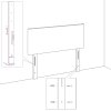 Rám postele bez matrace černý 200 x 200 cm samet 3125655