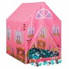 Dětský stan na hraní s 250 míčky růžový 69 x 94 x 104 cm 3107749