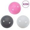 Princeznovský stan na hraní s 250 míčky růžový 133 x 140 cm 3107714