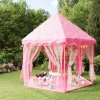 Princeznovský stan na hraní s 250 míčky růžový 133 x 140 cm 3107713