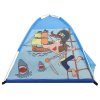 Dětský stan na hraní s 250 míčky modrý 120 x 120 x 90 cm 3107744