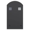 Zrcadlo s LED světly 70 x 40 cm sklo obloukové 3102977