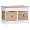 Lavice do předsíně 70 x 35 x 45 cm dřevo pavlovnie 284079
