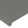 Rám postele bez matrace tmavě šedá 120 x 200 cm textil 3125204