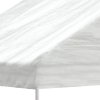 Altán se střechou bílý 17,84 x 4,08 x 3,22 m polyethylen 3155516
