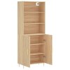 Skříň highboard dub sonoma 69,5 x 34 x 180 cm kompozitní dřevo 3189240