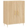 Skříň highboard dub sonoma 69,5 x 34 x 180 cm kompozitní dřevo 3189240